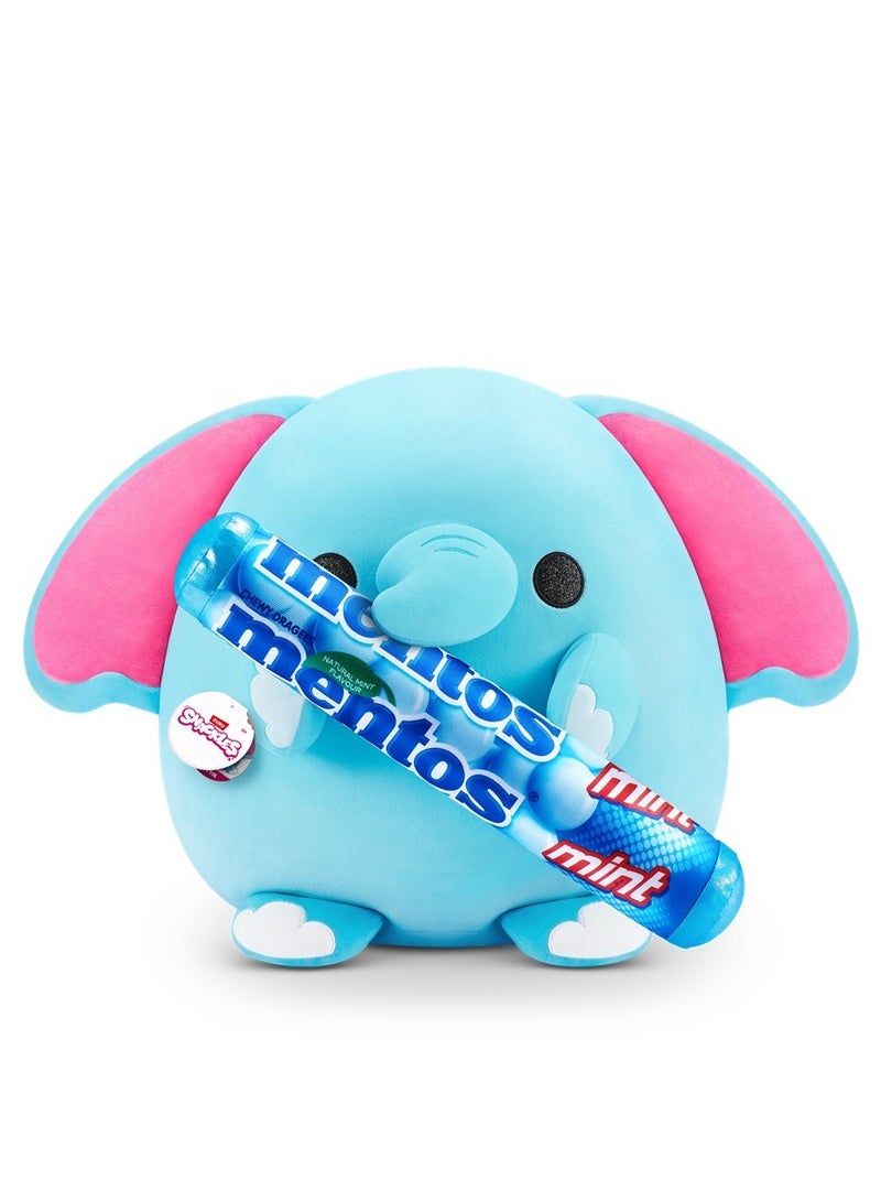 ZURU SNACKLES 14"Super Soft Plush Collectible (Lottie Elephant with Mentos) - Image 3