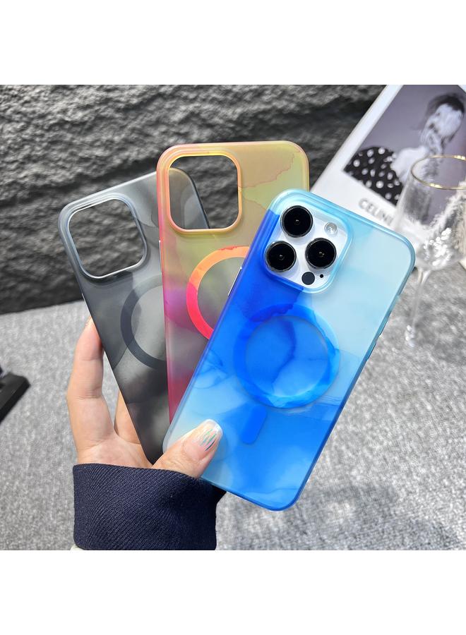 S-TOP Case For iPhone 12 Pro MagSafe Magnetic Watercolor TPU Phone Case - Image 3