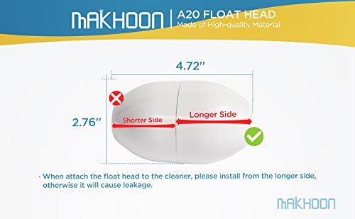 MAKHOON استبدالات رأس العائم A20 لـ بولاريس زودياك 180 280 360 380 لتنظيف المسابح EA20 (1) - Image 3