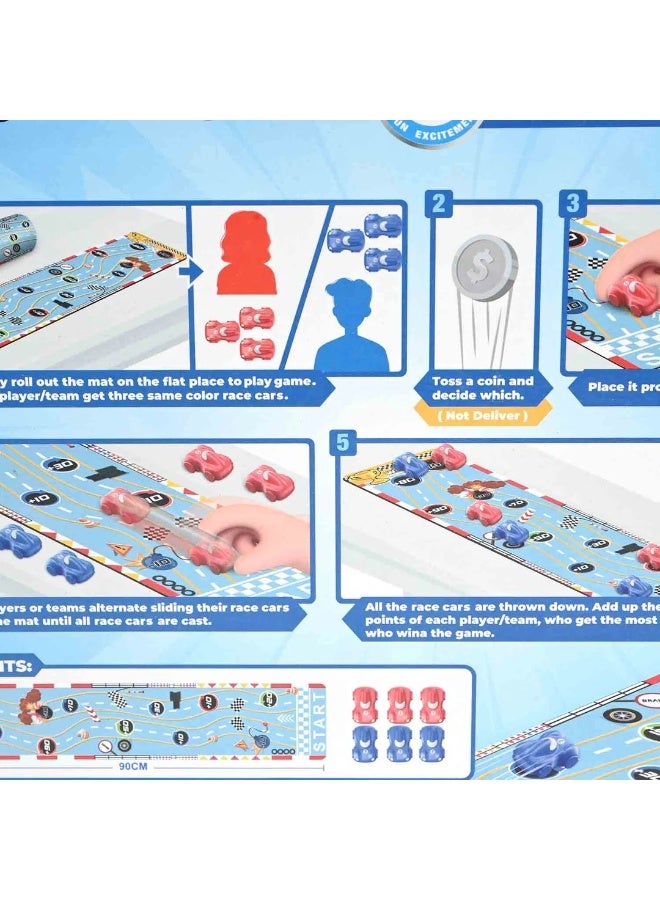 Toy Box Car Racing Tracks Game For Kids With Cars To Compete  - Image 4