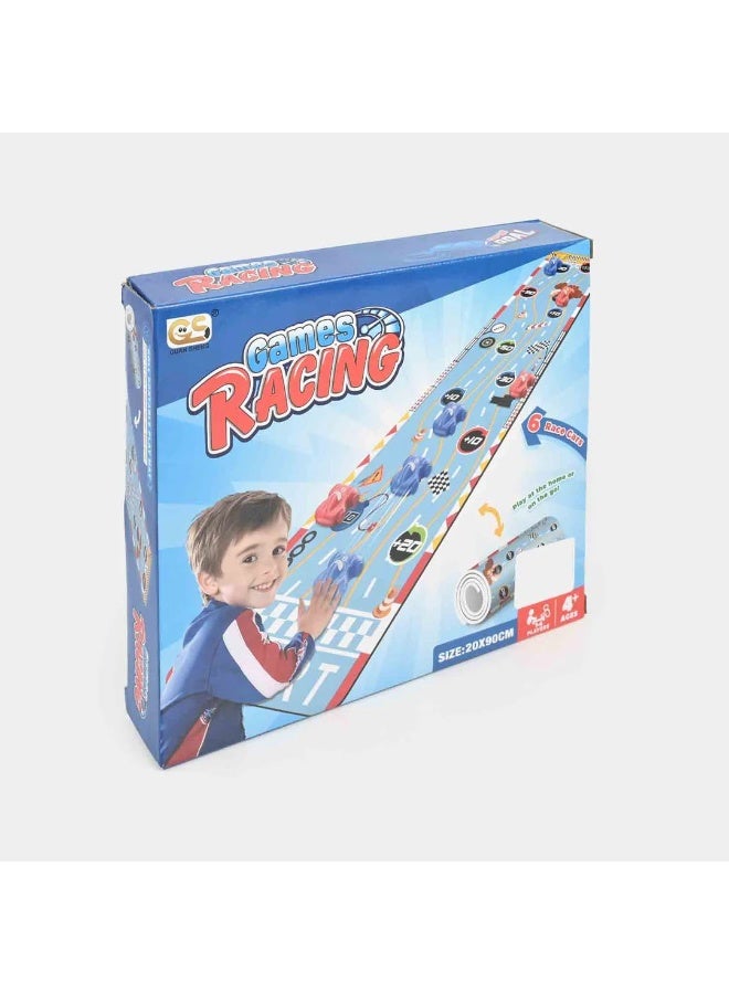 Toy Box Car Racing Tracks Game For Kids With Cars To Compete  - Image 1
