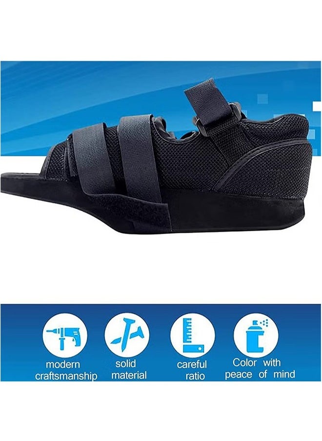 HAVEN - Post-op Shoes for Broken Toe，Offloading Post Op Shoe Forefoot Foot Shoes for Broken Toe Surgery Non Weight Bearing Medical Shoes for Men and Women，Walking Toe Weight Bearing Shoe with Adjustable Straps，Reduce Pain，Diabetic Shoes - Image 1