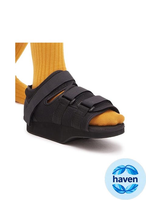 Post-op Shoes for Broken Toe，Offloading Post Op Shoe Forefoot Foot Shoes for Broken Toe Surgery Non Weight Bearing Medical Shoes for Men and Women，Walking Toe Weight Bearing Shoe with Adjustable Straps，Reduce Pain，Diabetic Shoes