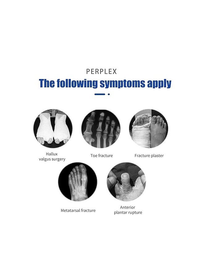 HAVEN - Post-op Shoes for Broken Toe，Offloading Post Op Shoe Forefoot Foot Shoes for Broken Toe Surgery Non Weight Bearing Medical Shoes for Men and Women，Walking Toe Weight Bearing Shoe with Adjustable Straps，Reduce Pain，Diabetic Shoes - Image 1