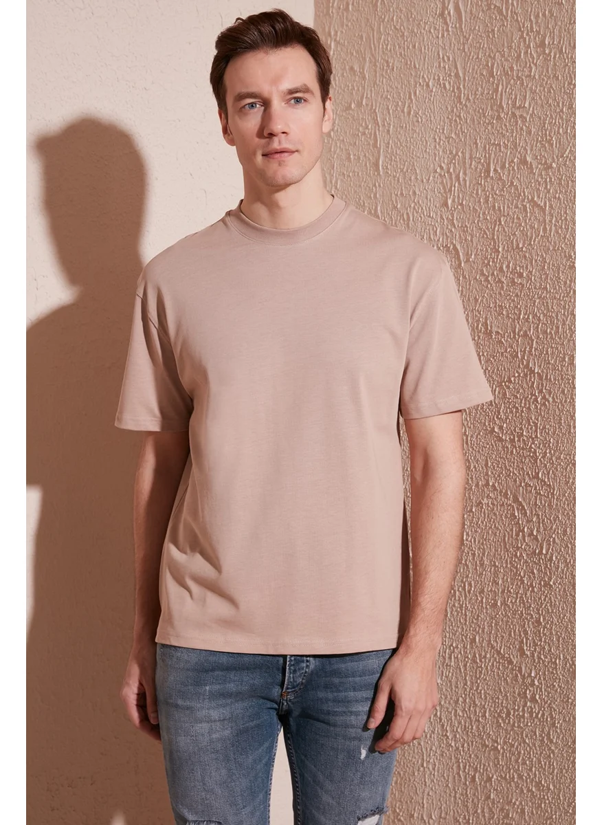 Buratti Cotton Relaxed Fit Crew Neck T Shirt Men's T Shirt 5905446