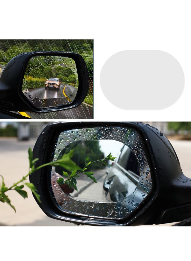 NIBEMINENT 2-Piece Waterproof Car Rear View Mirror Protective Film - Image 3