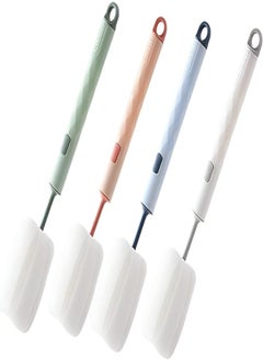 Generic Bottle Cleaning Brush - Discover the Innovative Bottle Cleaning Brush with Ergonomic Design, Removable Sponge Head and Long Handle for Effortless Cleaning of Bottles and Cups! (4 Pack) 