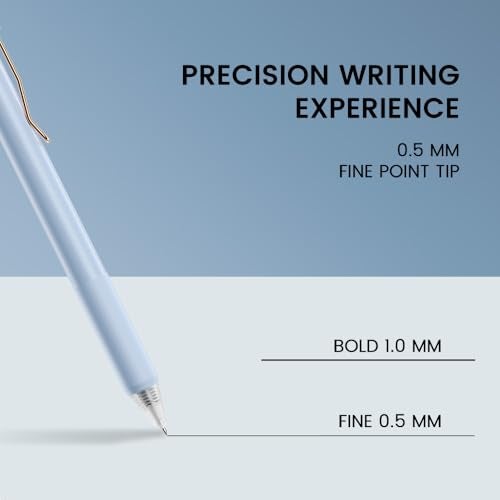 BIYUNRO Gel Pens - Black Ink 4pcs 0.5 mm Fine Point Smooth Writing Pen, Office School Journaling Supplies (Morandi) - Image 3