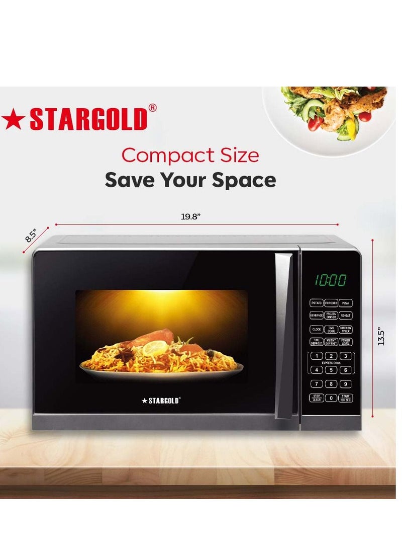 ستارجولد فرن ميكروويف رقمي باللمس سعة 20 لترًا بقوة 700 واط مع قفل للأطفال - Image 3
