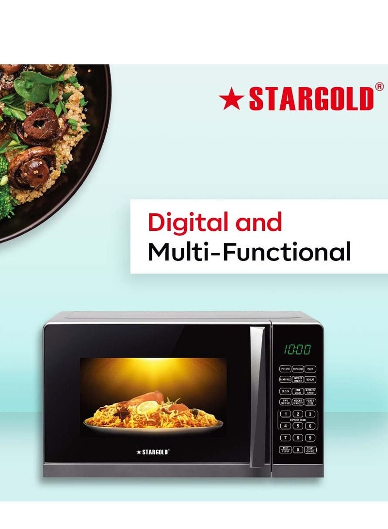 ستارجولد فرن ميكروويف رقمي باللمس سعة 20 لترًا بقوة 700 واط مع قفل للأطفال - Image 2