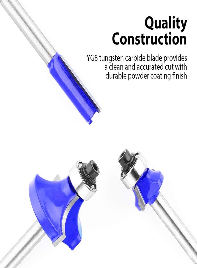 KOWOOD Router Bits Sets of 24A Pieces 1/4 Inch Shank Router Bit Set T Shape - for Commercial Users and Beginners… - Image 3
