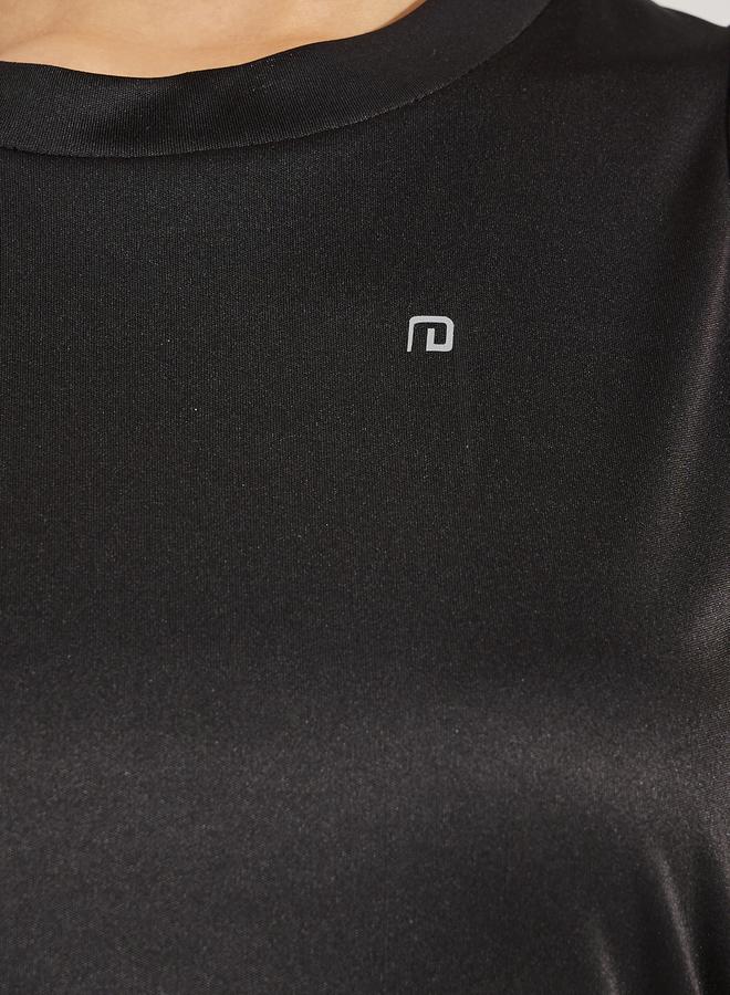 Styli Active Logo Detail Racerback Tank Top - Image 4