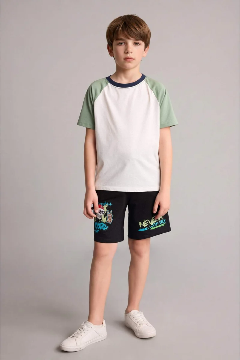Defacto Boy New Regular Fit Crew Neck T-Shirt