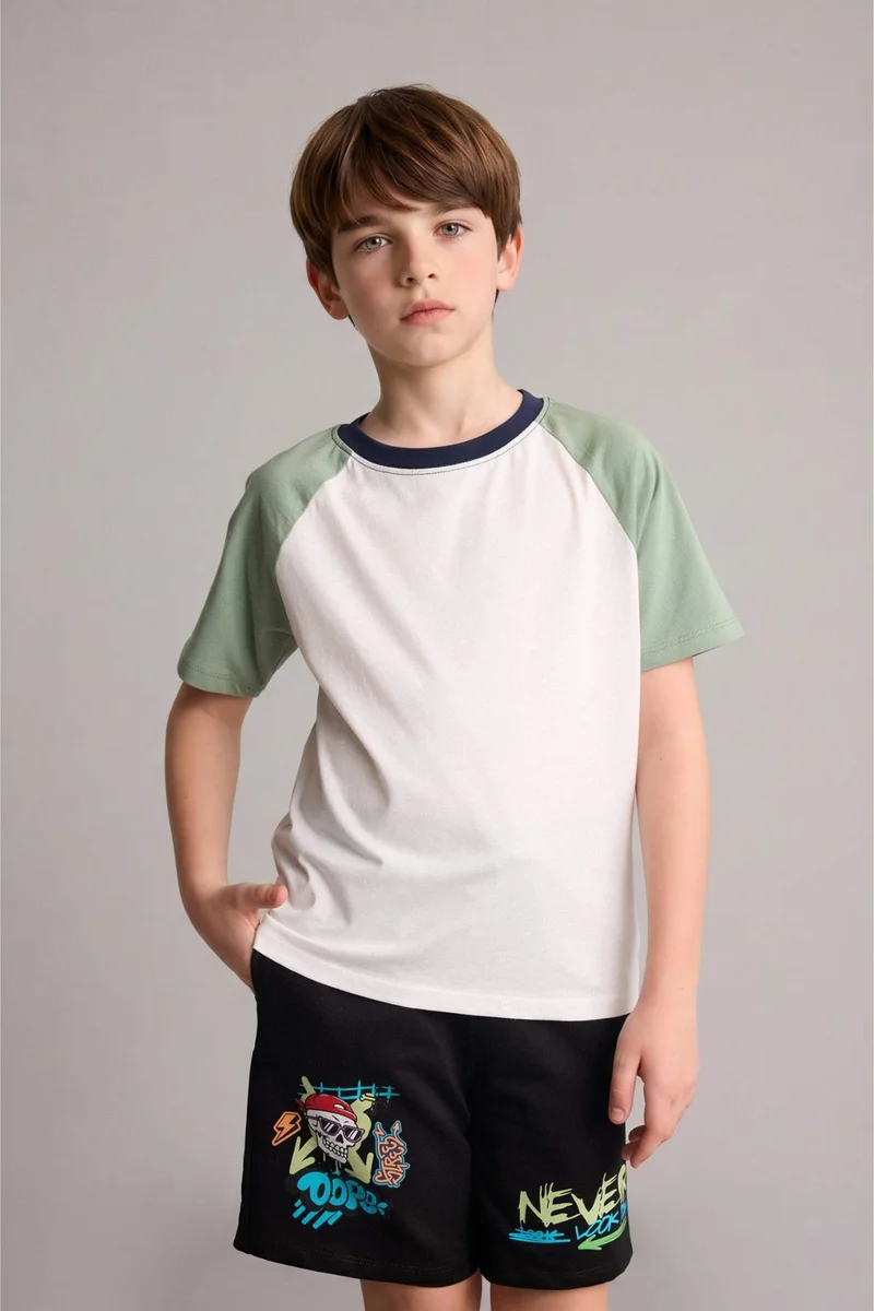 Defacto Boy New Regular Fit Crew Neck T-Shirt