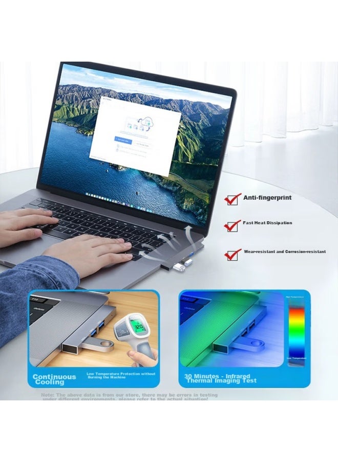 Union Star Youliangxing Type-c Expansion Dock, Usb3.0 Direct Plug Splitter, 4 Ports, Usb2.0 Mouse And Usb Drive Hub, Laptop Usb-c Converter Expansion Dock Rs34c - Image 5