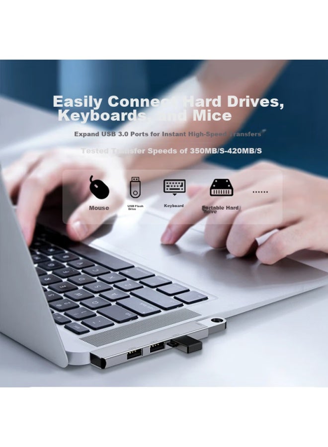 Union Star Youliangxing Type-c Expansion Dock, Usb3.0 Direct Plug Splitter, 4 Ports, Usb2.0 Mouse And Usb Drive Hub, Laptop Usb-c Converter Expansion Dock Rs34c - Image 4