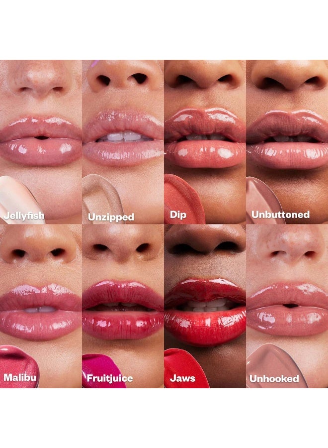 Kosas Wet Lip Oil Lip Gloss and Plumper _Malibu - Servi Pink - Image 5