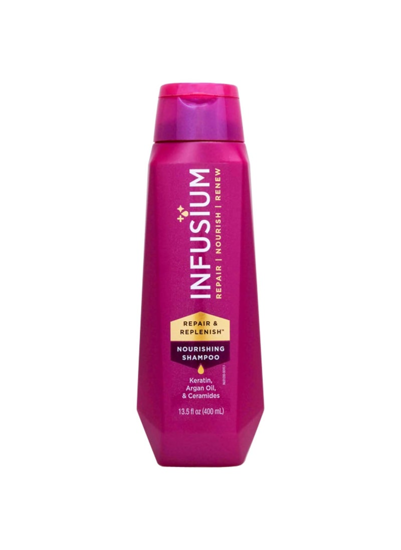 Infusium - Infusium Repair and Replenish Shampoo  Infused with Avocado and Olive Oil  Hair Care for Dry Hair  Moisturizing Shampoo for Women  135 oz - Image 1