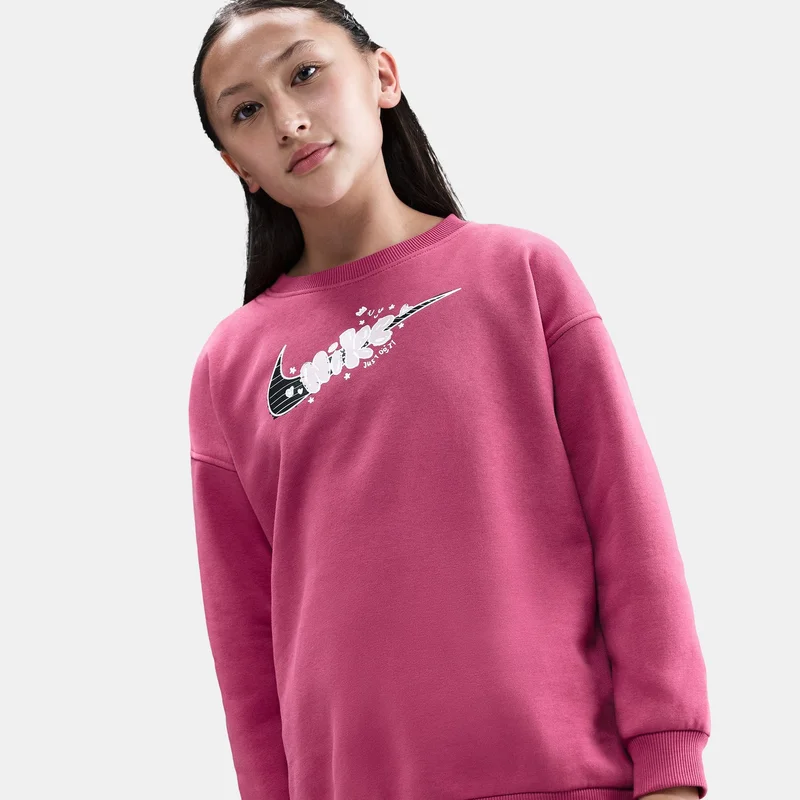 نايكي Kids' Sportswear Club Fleece Sweatshirt