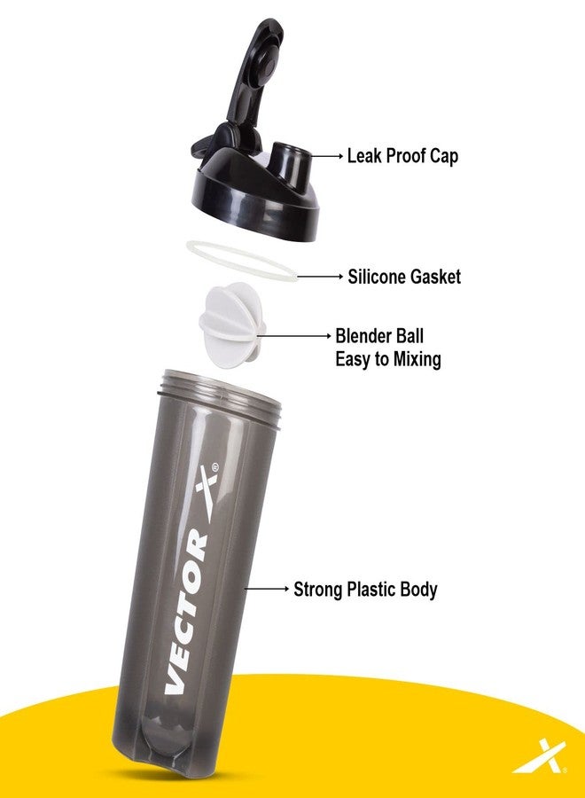 Vector X All in One Multipurpose Gym Bag Kit-Attacker 17 L Gym Sports Duffel Bag + Wrist Strap for Gym & Fitness Wrist Support + Nitro 700 ml Protein Shaker Bottle for Men & Women (Blue) - Image 4