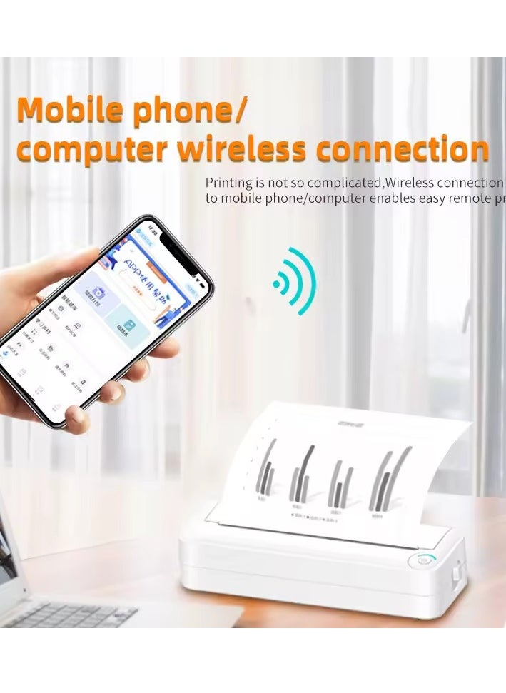 Generic - Thermal printer A4 Size Thermal Printer Tattoo With Free Application Bluetooth Android A4 Printer - Image 1