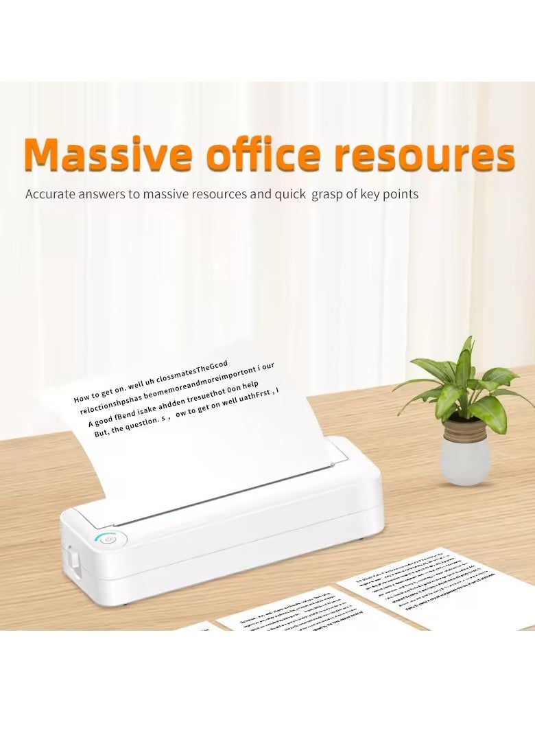 Generic - Thermal printer A4 Size Thermal Printer Tattoo With Free Application Bluetooth Android A4 Printer - Image 1