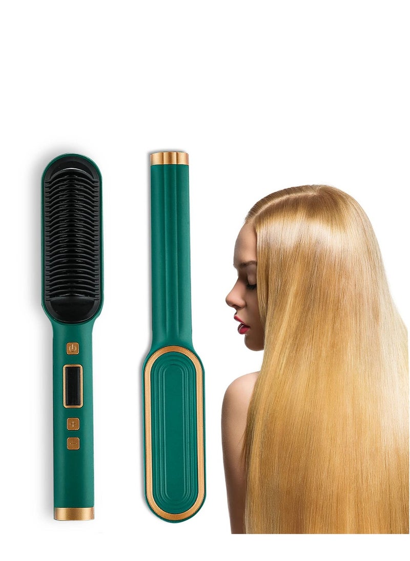 Y&D Hair Straighteners Multifunctional Ionic Beard Straightener Brush for Women  - Image 1