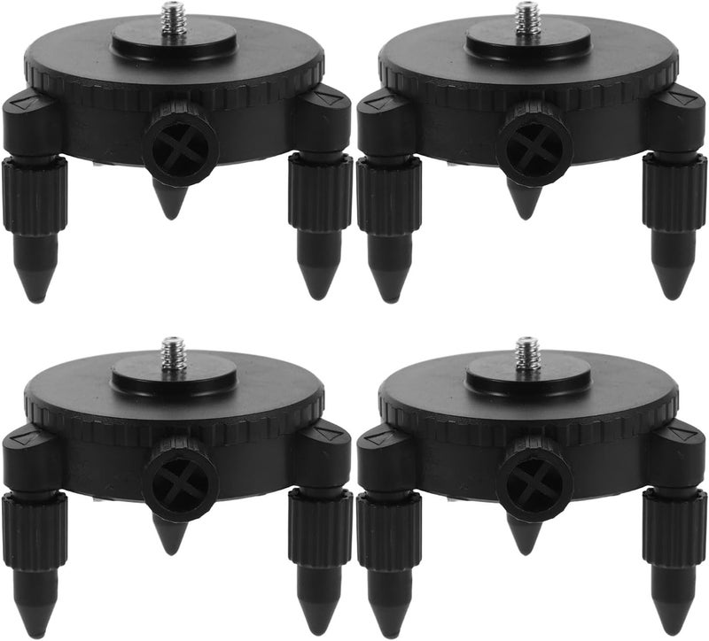 4pcs Level Accessories Fine Tuning Base Stand, Universal Adjustable Mounting Bracket for Construction Tile Laying Level - Image 1