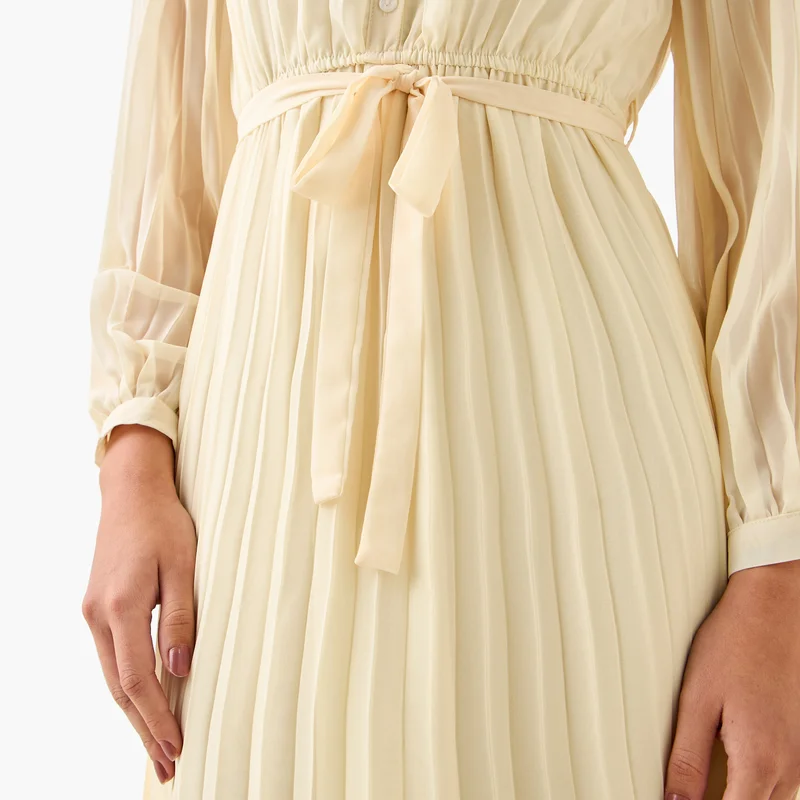 Splash FAV Pleated Chiffon Dress