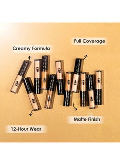 Pro Under Cover Long-Wear Liquid Concealer | High-Coverage, Natural-Looking Finish, Oil-Free, Waterproof | Neutralizes Dark Circles, Puffiness, Fine Lines (Dark Sand 15, 08 Ml) - pzsku/Z4C4E24B0D26145D12C80Z/45/_/1733729762/5ca210d6-4021-46ba-90b0-1b2a72774491