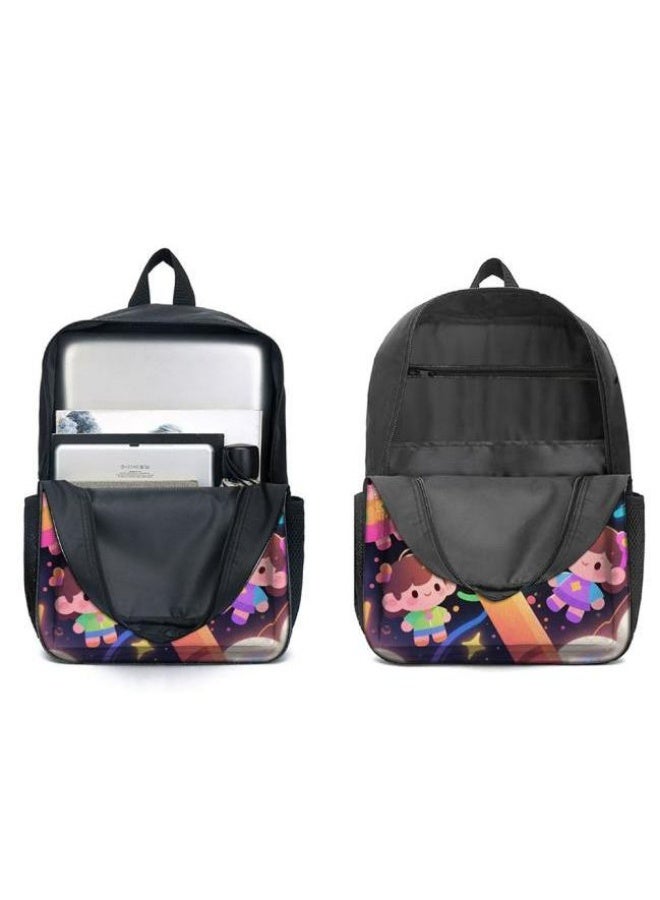 Bright Li Fire Fashion is unlimited! Cartoon bag three-piece set, suitable for a variety of scenes for students and teenagers (available for students, children, friends on outings, mountain climbing, school, etc.) - 91 - Image 4