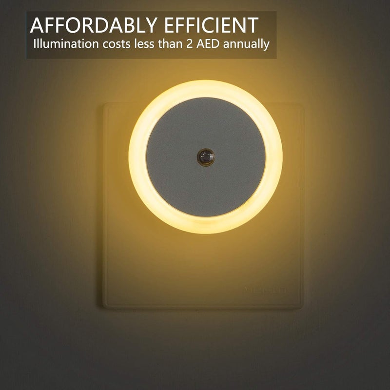 ماسرو مصباح LED ليلي، أبيض دافئ، عبوة من 1 - Image 5