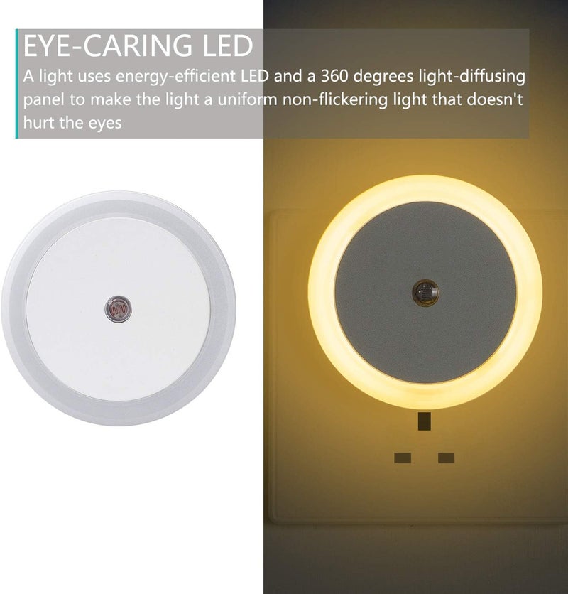 ماسرو مصباح LED ليلي، أبيض دافئ، عبوة من 1 - Image 3