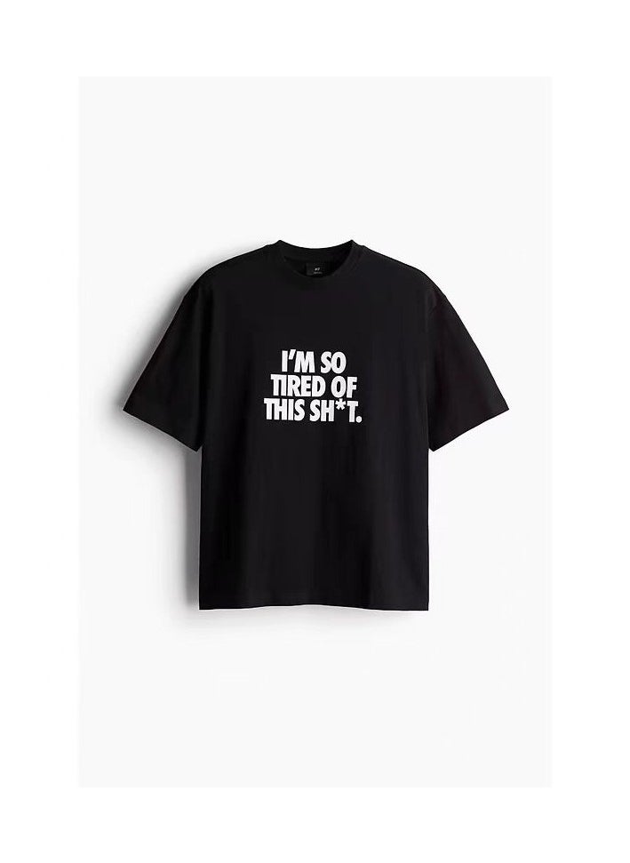 H and M - New HM Casual Loose Cotton Short Sleeved Shirt - Image 1