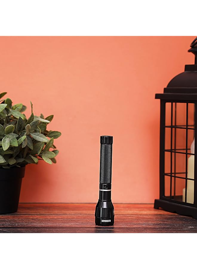 Olsenmark Rechargeable Led Flashlight With Built In 600Mah Battery Model No Omfl2748 With 2 Years Warranty - Image 2