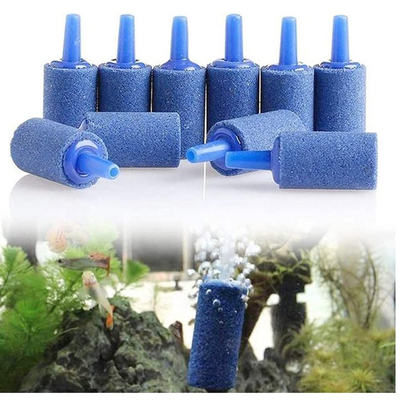 Meridian Aquarium Air Stones, 20 Porous Cylindrical Stones (1.5 × 2.5 cm) for Tank Pump Diffusion - CT - Image 4
