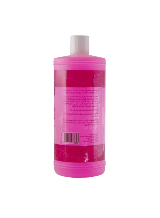 نوفل مزيل طلاء أظافر نوفيل، للأظافر الصناعية والطبيعية، سريع المفعول، غير زيتي، مُصمم لجميع أنواع الأظافر، وردي، 1000 مل - Image 2