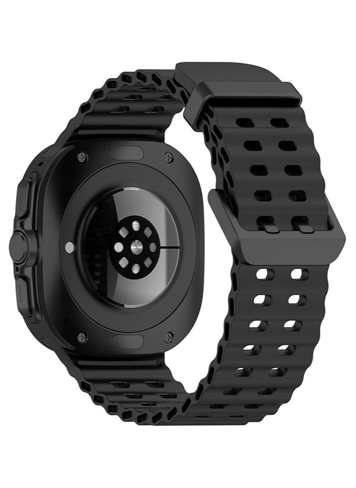 Digipace - Breathable Sport Band ,Compatible with Samsung Galaxy Watch 7 Ultra Bands,No Gap Soft Silicone Waterproof Replacement Bands for Women Man Strap - Image 1