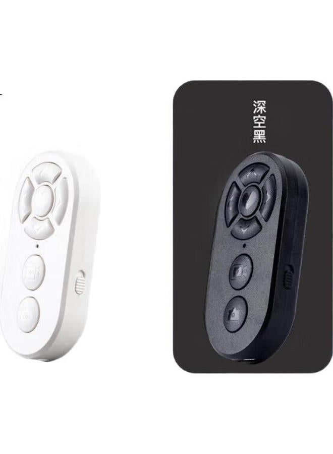 Fotopro Bt-9 Bluetooth Remote Control For Smartphones, Supports Photo And Video Taking, Page-Turning, And Likes, White - Image 2
