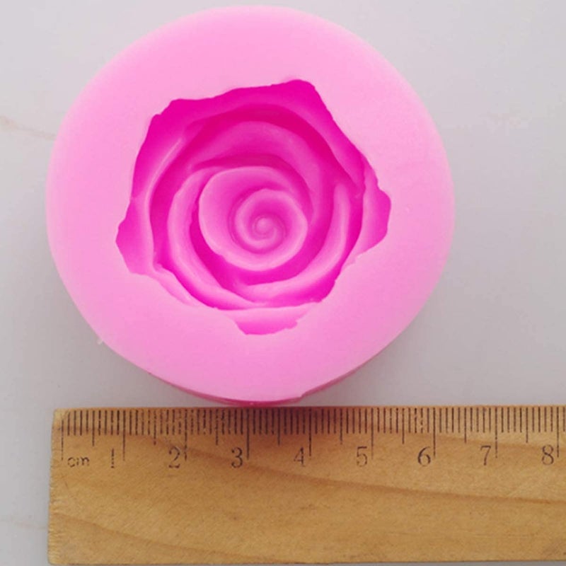 Beespring Flower Bloom Rose Shape Silicone Fondant Soap 3D Cake Molds Cupcake Jelly Candy Chocolate Decoration Baking Tool Mould - Image 5