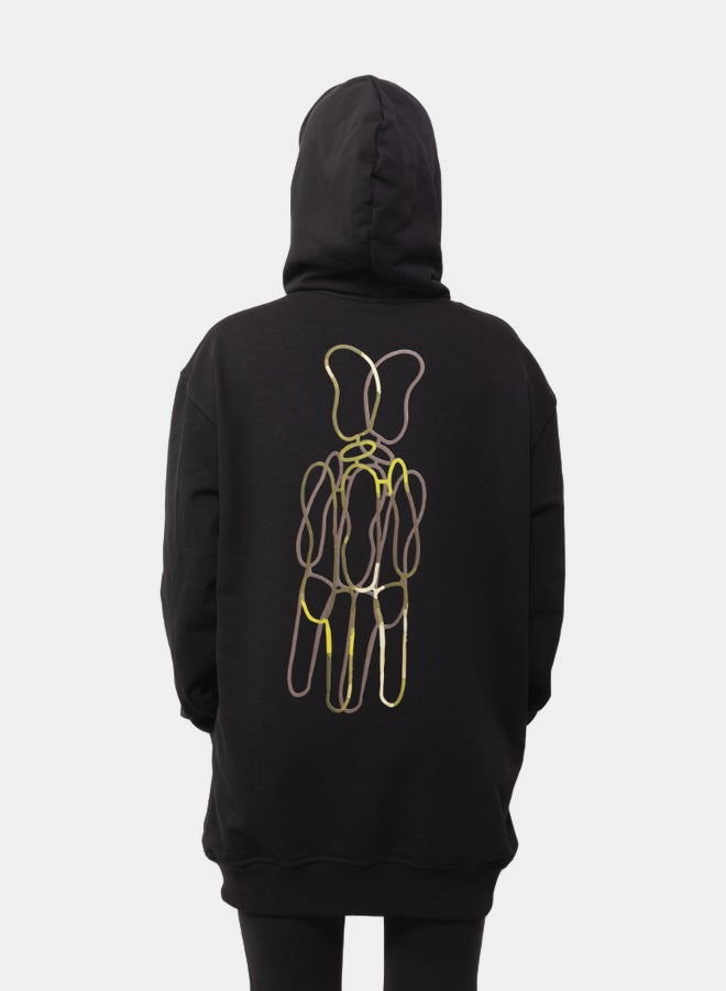 Teif paris Abstract Outline Hoodie  - Image 4