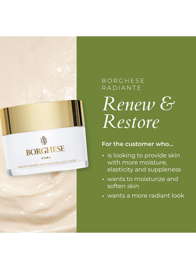 Borghese - Radiante Renew And Restore Night Creme, 1.0 Oz - Image 1