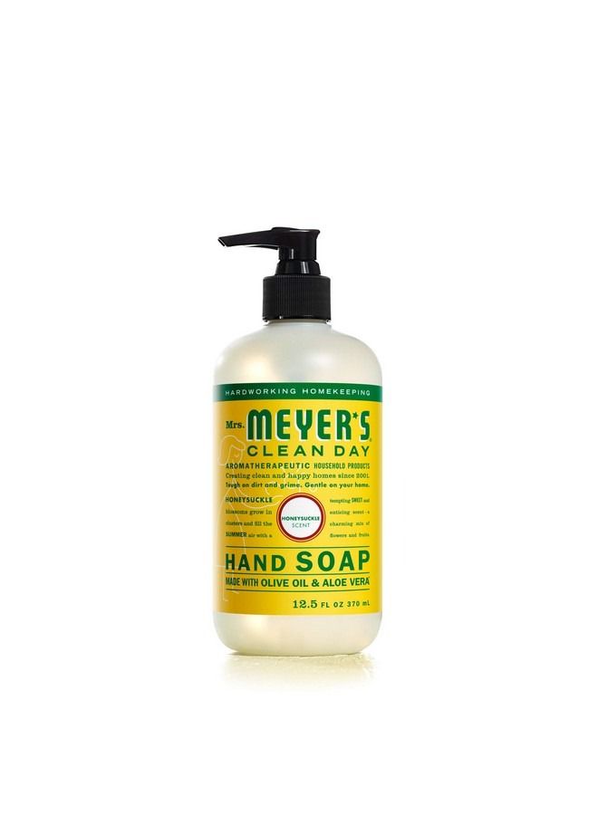 Mrs. Meyer's Clean Day Hand Soap Made With Essential Oils Biodegradable Formula Honeysuckle 12.5 Fl Oz - Image 1