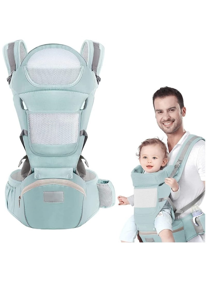 Ru syanl Baby Carrier with Hip Seat Baby Waist Stool with Storage Box Baby Holder Breathable Comfortable Separable Sling for Newborn Infant Toddler  - Image 1