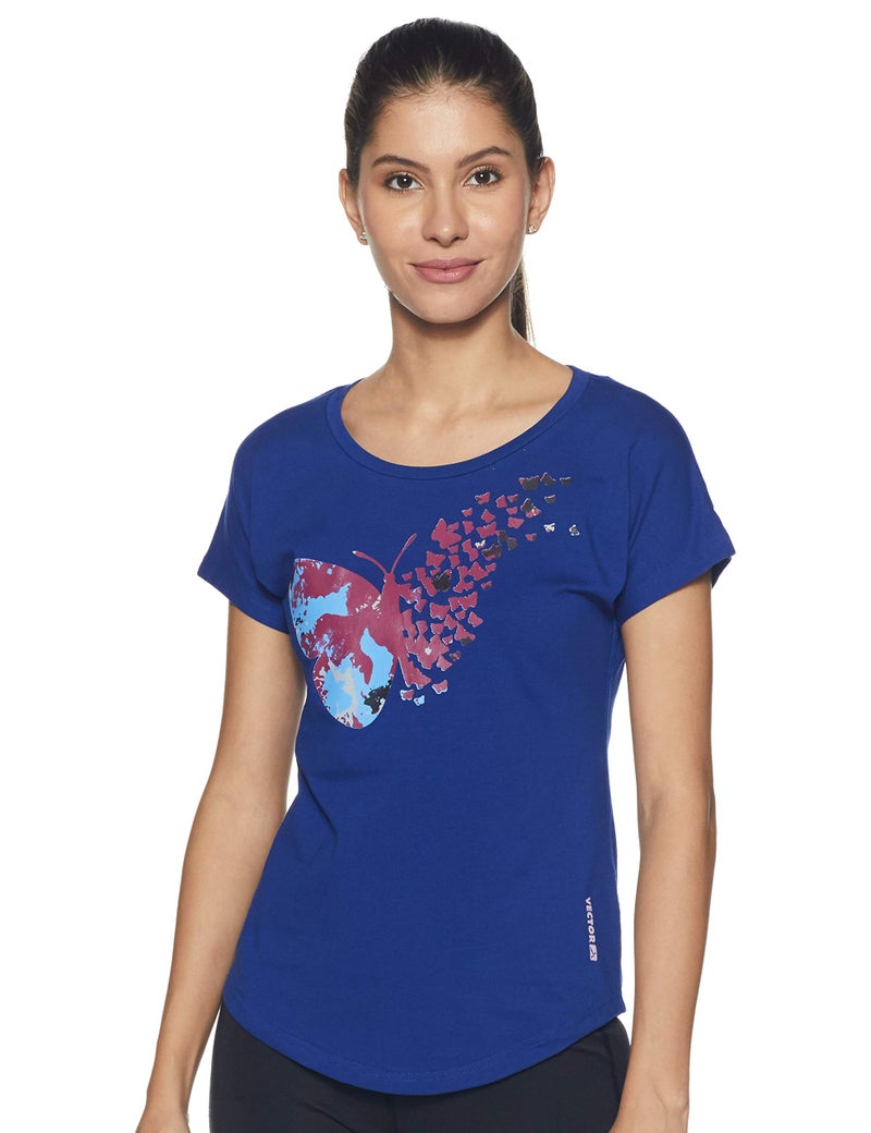 Vector X VTDF-036-B-XL Polyester T Shirt, XL (Royal Blue) - Image 1