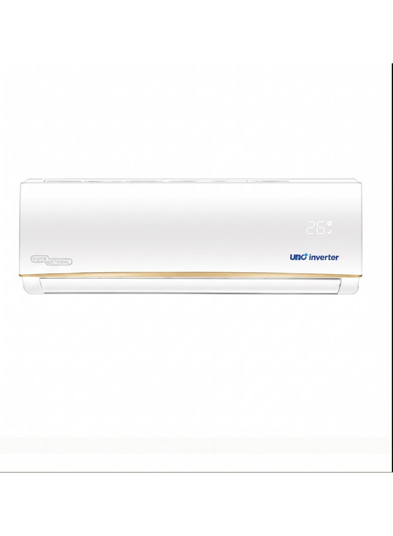 سوبر جنرال Split Air Conditioner 2.5 Ton, Hot & Cold, 29000 BTU, Inverter, Gold Fins, 4-Way Air Distribution, R32 Refrigerant, Sleep Timer | KSGS314iR KSGS314iR white - Image 4