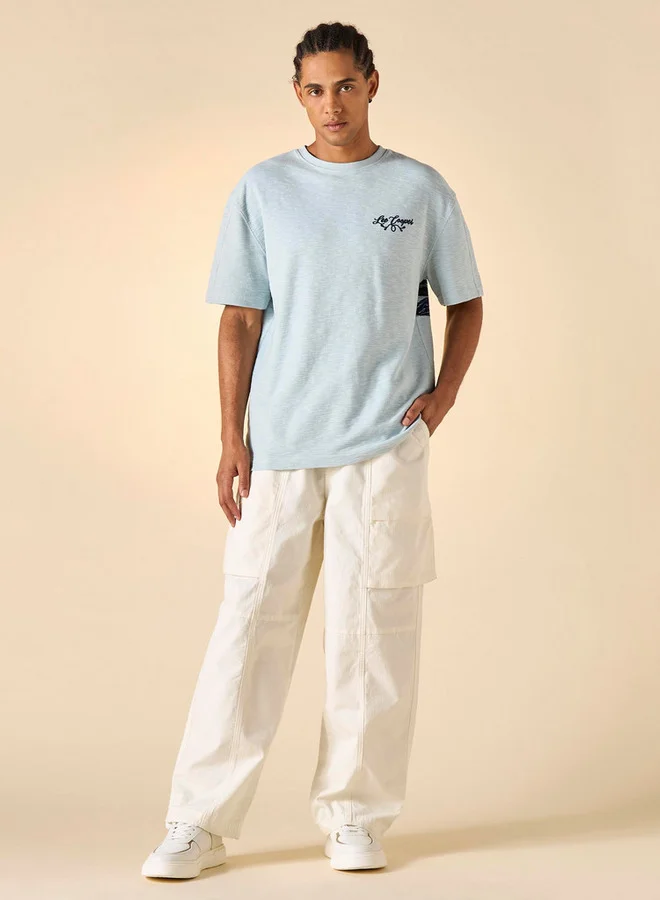 Lee Cooper Lee Cooper Checked Flexi Waist Cargo Pants