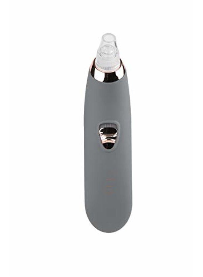 Elle Facial Pore Cleanser, Removes Blackheads & Whiteheads, Vacuum Suction Dirt/Oil Fast, Includes 4 attachments, Sage Grey - Image 1