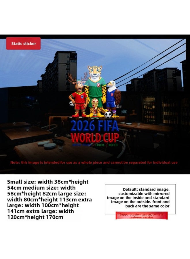 ديكورات وأجواء مستوحاة من كأس العالم 2026 - المواصفات: حجم كبير، فئة اللون: HJ536D - Image 1