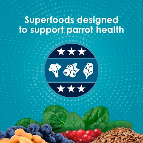 Kaytee Forti-Diet Pro Health Nourish+Protect Parrot Food, Comprehensive Nutrition Backed by Science, Digestive Health, Immune Support, 5 pounds - Image 4